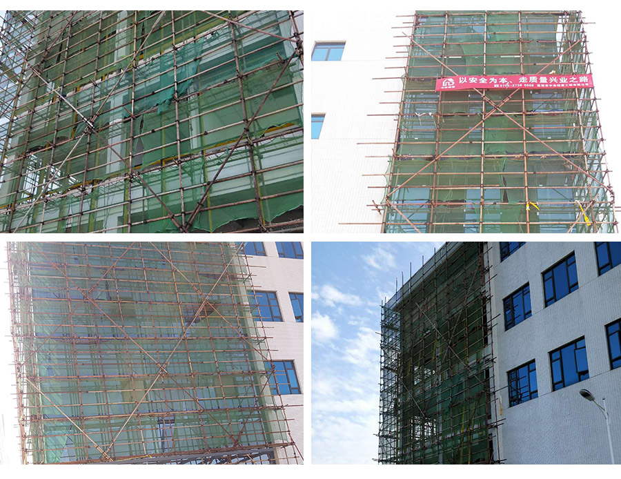 明框玻璃幕墻施工項目施工進(jìn)行時